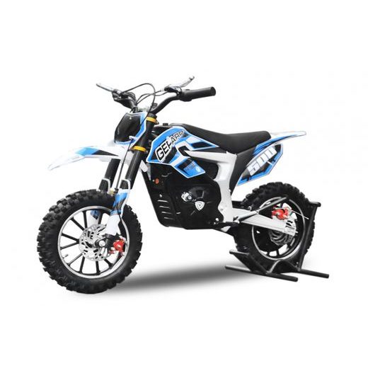 BĒRNU ELEKTRISKAIS MINI MOTOCIKLS GEPARD 500W 36V LITHIUM ZILS