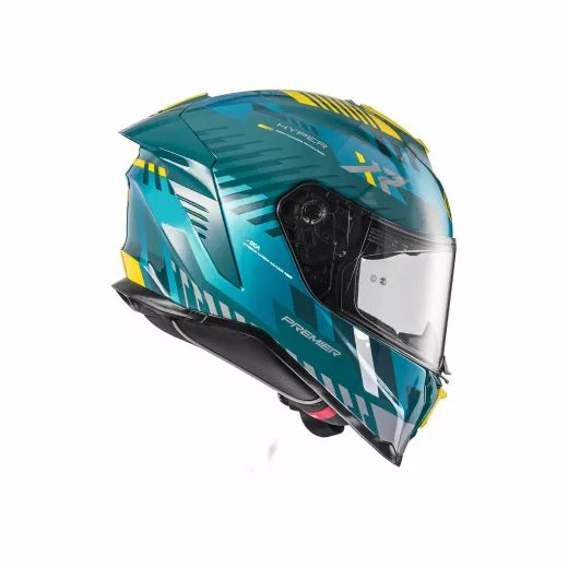 ĶIVERE HYPER XR HELMET (ZILS, DZELTENS)