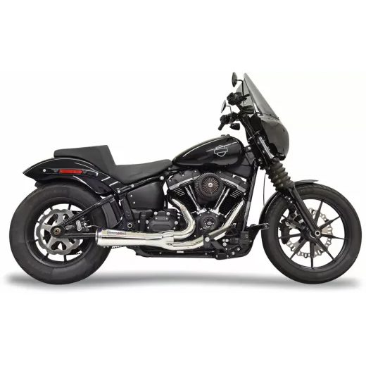 IZPLŪDES SISTĒMA EXHAUST 2:1 ROAD RAGE 2 RIPPER SHORT 49C CHROME M8 SOFTAIL FOR HARLEY DAVIDSON FLFB 1750 ABS
