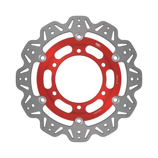 BREMŽU DISKS EBC VR640RED SARKANS