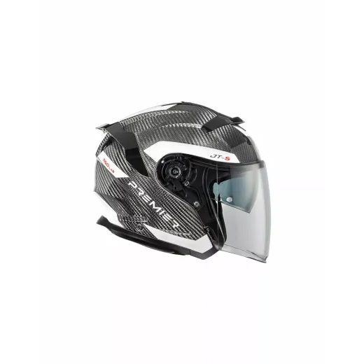 ĶIVERE JT5 CARBON MA HELMET (MELNS, BALTS, KARBONS)