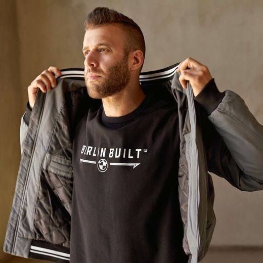 BERLIN BUILT T-SHIRT MEN BLACK 2XL