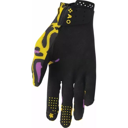 CIMDI SPORTMODE CHEETAH GLOVES (DZELTENS, VIOLETS, MELNS)