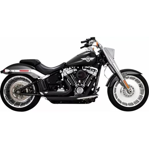 IZPLŪDES SISTĒMA SHORT SHOTS STAGGERED BLACK FOR HARLEY DAVIDSON FLFB 1750 ABS