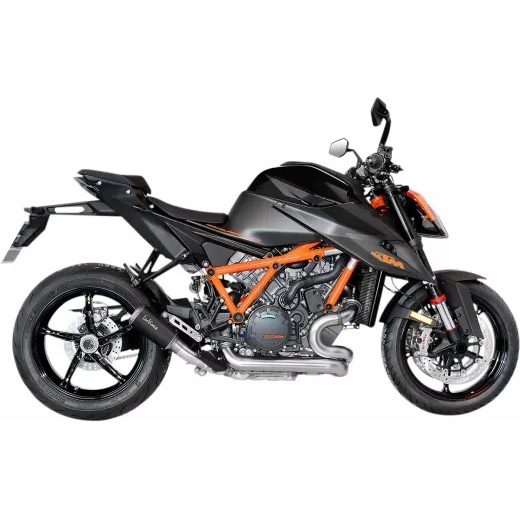 IZPŪTĒJS MUFFLER LV10 BLK 1290 SDR FOR KTM SUPER DUKE 1290 R ABS (NĒRUSĒJOŠAIS TĒRAUDS)