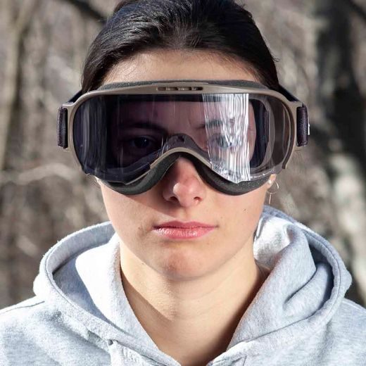 GOGGLES ARIETE WABI 14980-LSSM LIGHT SENSITIVE LENS BROWN/WHITE