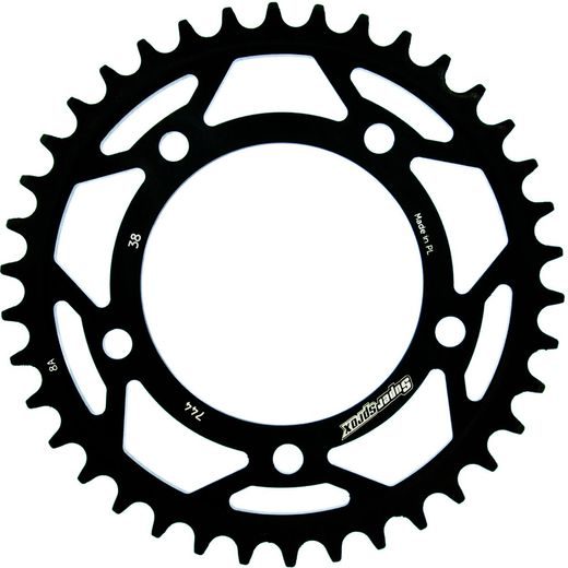 AIZMUGURĒJAIS ZOBRATS SUPERSPROX RFE-744:38-BLK MELNS/PELĒKS 38T, 525