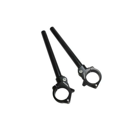 ADJUSTABLE STRAIGHT CLIP-ONS ACCOSSATO WITH INCLINATION 6Â° - 10Â°