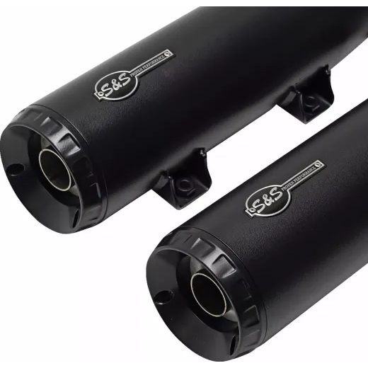IZPŪTĒJS MUFFLERS 4" RACE - INDIAN SCOUT 15-23 - BLACK FOR INDIAN SCOUT 60 ABS