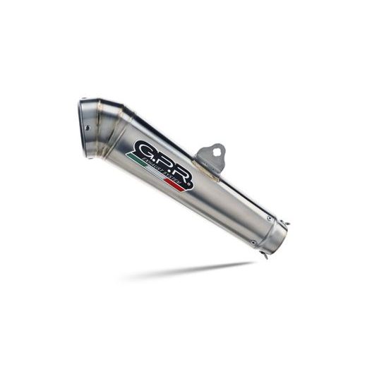 PILNA IZPLŪDES SISTĒMA GPR POWERCONE EVO CO.GU.60.RACE.PCEV BRUSHED STAINLESS STEEL PRIEKŠ MOTO GUZZI V7 III 750 2017-2018