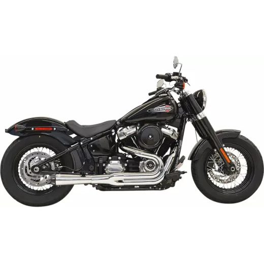 IZPLŪDES SISTĒMA 2-1 ROADRAGE | SOFTAIL M8 18-UP - CHROME/BLACK FOR HARLEY DAVIDSON FLSL 1750 ABS
