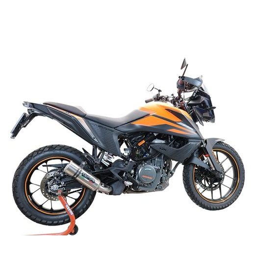 SLIP-ON EXHAUST GPR M3 E5.KT.99.1.M3.INOX BRUSHED STAINLESS STEEL INCLUDING REMOVABLE DB KILLER AND LINK PIPE