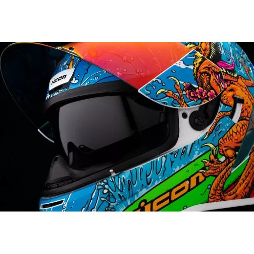 ĶIVERE AIRFORM™ DINO FURY HELMET (DAUDZKRĀSAINS)