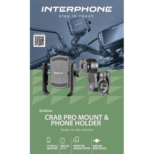 QUIKLOX HOLDER QUIKLOX CRAB + HANDLEBAR MOUNT