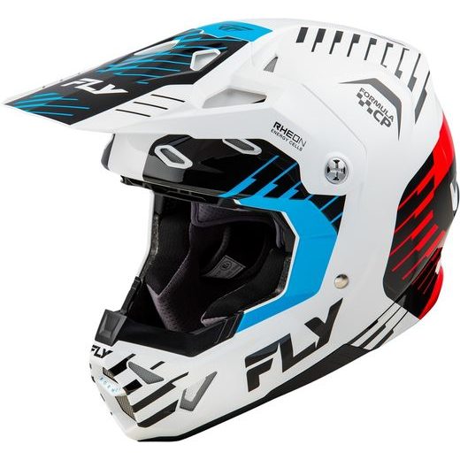 ĶIVERE FLY HELMET FORMULA CP SLICE (BALTS, SARKANS)