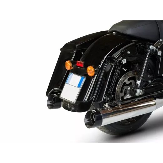 KREISAIS, LABAIS TOURING SLIP-ONS E4 POLISHED 17-20 FOR HARLEY DAVIDSON FLHR 1750