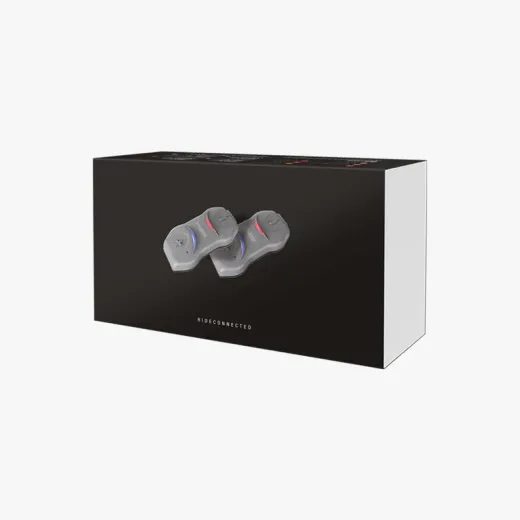 SENA 10R ZEMA PROFILA MOTOCIKLA BLUETOOTH® SAKARU SISTĒMA (PELĒKS) 10R-02D DUAL PACK