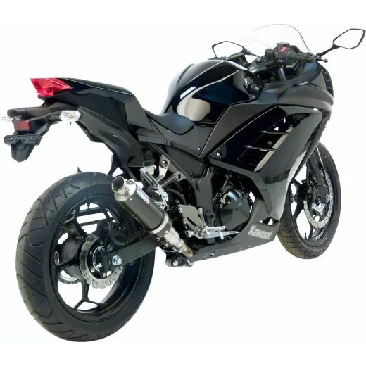 IZPŪTĒJS SLIP ON GPCORSA NINJA300R FOR KAWASAKI EX 300 (NĒRUSĒJOŠAIS TĒRAUDS)