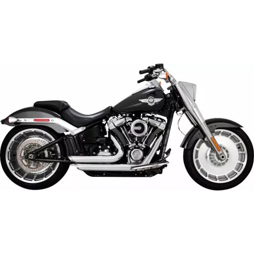 IZPLŪDES SISTĒMA SHORT SHOTS STAGGERED CHROME FOR HARLEY DAVIDSON FLFB 1750 ABS