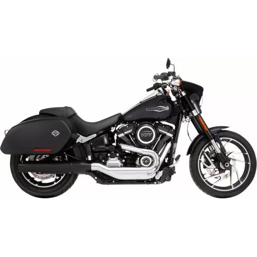 LABAIS MUFF 4" SPORTGLIDE BK/BK FOR HARLEY DAVIDSON FLSB 1750 ABS (NĒRUSĒJOŠAIS TĒRAUDS)