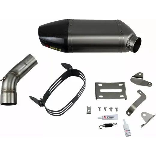 IZPŪTĒJS MUFFLER TI/CF ZX-6R 07/08 FOR KAWASAKI ZX-6 R 600 (OGLEKĻA ŠĶIEDRA)