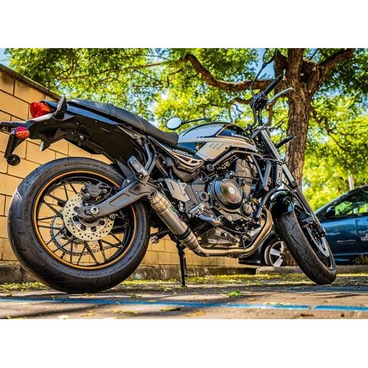 PILNA IZPLŪDES SISTĒMA GPR DEEPTONE CO.K.161.2.RACE.DE BRUSHED STAINLESS STEEL PRIEKŠ KAWASAKI Z 650 RS 2021-2023