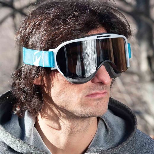 GOGGLES ARIETE WABI 14980-FNBT SMOKED LENS TURQUOISE/WHITE