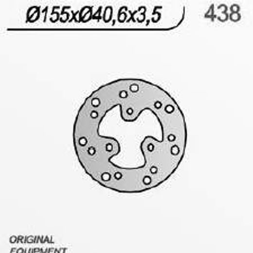 BREMŽU DISKS NG 438