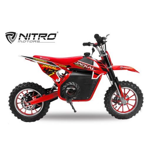 BĒRNU ELEKTRISKAIS KROSA MOTOCIKLS NITRO MOTORS 1000W ECO JACKAL SPORT 10"