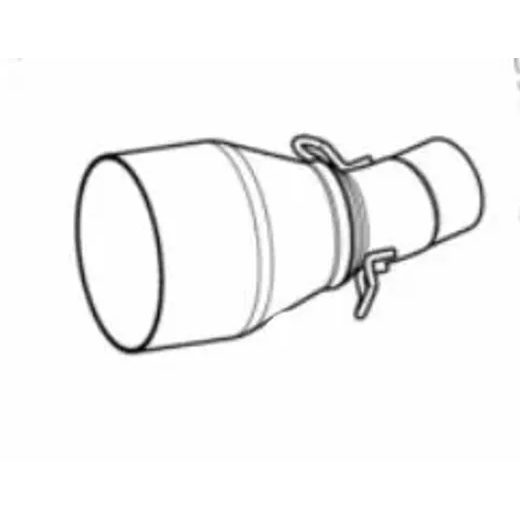 LINK CAURULE MID, LINK & Y PIPE FOR VESPA GTS 300 HPE ABS (NERŪSĒJOŠAIS TĒRAUDS)