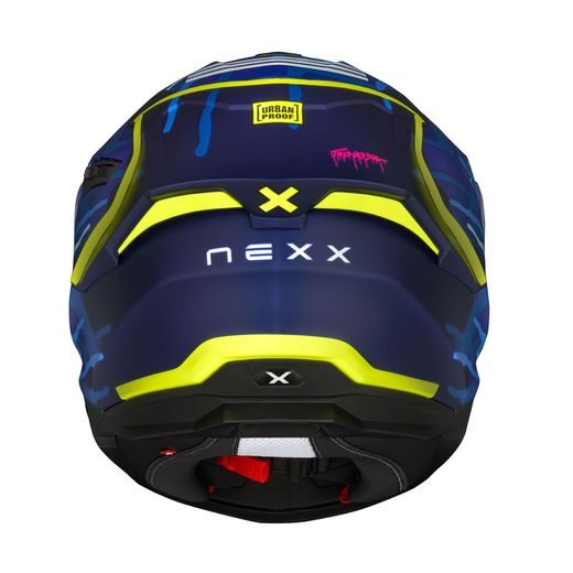 ĶIVERE NEXX HELMET Y.100R URBANGRAM INDIGO (ZILS, MATĒTS)