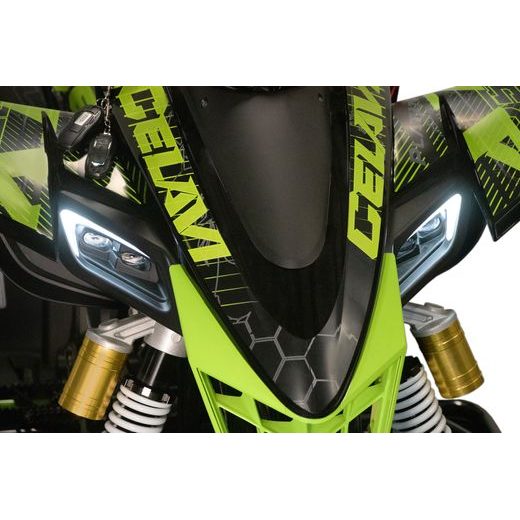 BĒRNU KVADRACIKLS NITRO 250CC MAXI QUAD CELAVI RS CVT PLATINUM 10"