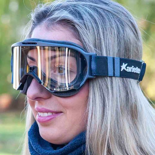 GOGGLES ARIETE WABI 14980-NGG CAURSPĪDĪGS STIKLS GREY/ GREY