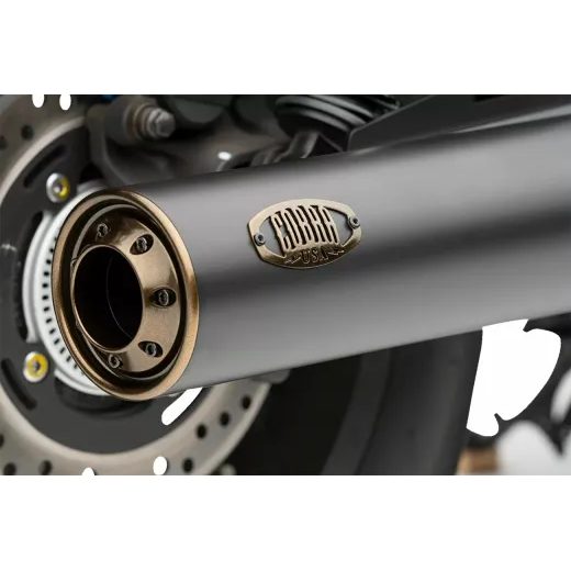 IZPŪTĒJS SLIP-ON MUFFLER (BLK) WITH BRONZE TIP REBEL 1100 21-23 FOR HONDA CMX 1100 ABS