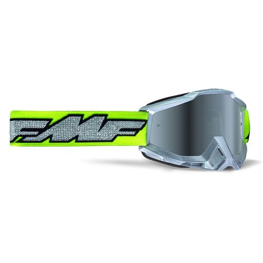 BRILLES FMF GOGGLES POWERBOMB ROCKET SILVER (GAIŠI ZAĻŠ)