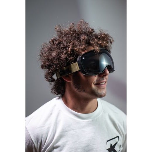 GOGGLES ARIETE FEATHER LITE 14920-LVP GREEN STRAP