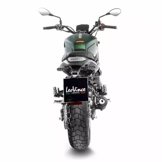 LABAIS MUFFLER LV10 BK LEONCINO FOR BENELLI LEONCINO 800 ABS (NĒRUSĒJOŠAIS TĒRAUDS)