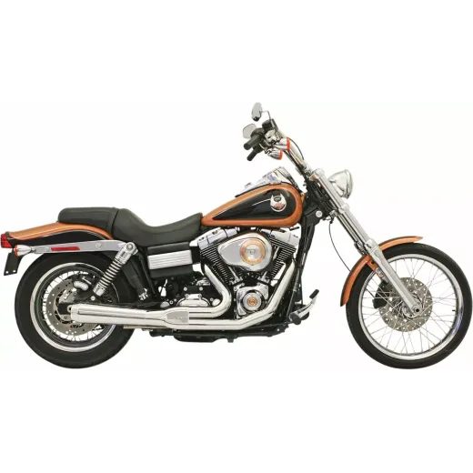 IZPLŪDES SISTĒMA EXHST RR2-1UP 06-11FXD CH FOR HARLEY DAVIDSON FXD 1584 (TĒRAUDS)