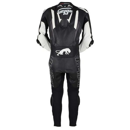 KOMBINEZONS FURYGAN LEATHER SUIT OVERTAKE (MELNS, BALTS)