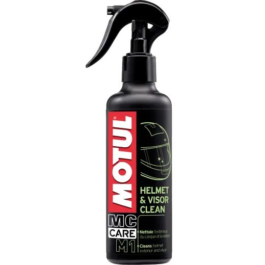 ĶIVERU TĪRĪŠANAS LĪDZEKLIS MOTUL MC CARE M1 HELMET & VISOR CLEAN 250ML
