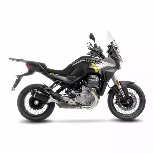 LABAIS MUFFLER LV14 MOTO GUZZY STELVIO BK SS/CF FOR MOTO GUZZI STELVIO 1000 ABS (OGLEKĻA ŠĶIEDRA)