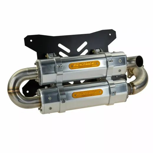 IZPŪTĒJS EXH APX DUAL Q RZR PRO XP FOR POLARIS RZR PRO XP 1000 TURBO 4X4 (NĒRUSĒJOŠAIS TĒRAUDS)