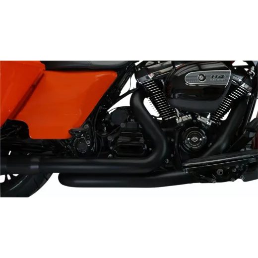 GALVENE AGGRESSOR 2-UZ-2 CROSSOVER HEADERS WITH HEAT SHIELDS FOR HARLEY DAVIDSON FLHR 1750 (TĒRAUDS)