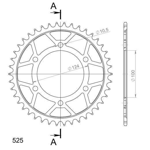 ĶĒDES KOMPLEKTS D.I.D CHAIN - SUDRABA CHAIN 525 ZVM-X, X-RING (X, NX, QX, XS), CHK FRONT SPROCKET JT CHK RUBBER CUSHIONED, CHK REAR SPROCKET SUPERSPROX PRIEKŠ DUCATI ST3 992 / S 2004-2007