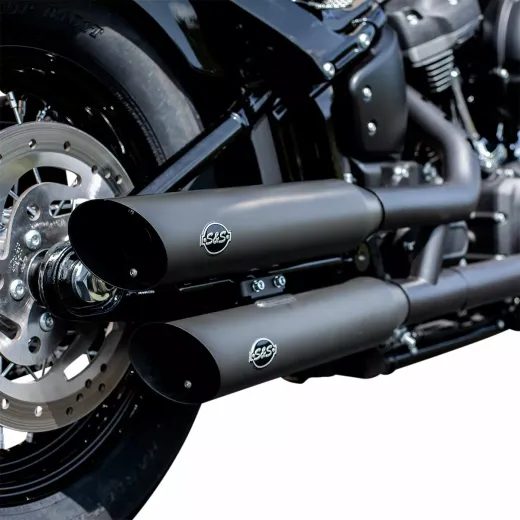 IZPŪTĒJS MUFFLER S/C BLK 50S FLFB FOR HARLEY DAVIDSON FLFB 1750 ABS