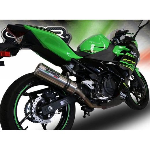 PILNA IZPLŪDES SISTĒMA GPR M3 CO.K.173.RACE.M3.INOX BRUSHED STAINLESS STEEL PRIEKŠ KAWASAKI Z 400 2018-2022
