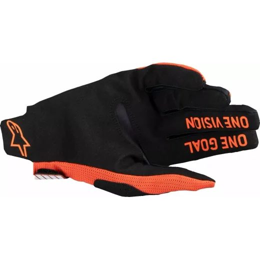 CIMDI RADAR PRO MX GLOVES (ORANŽA, MELNS)