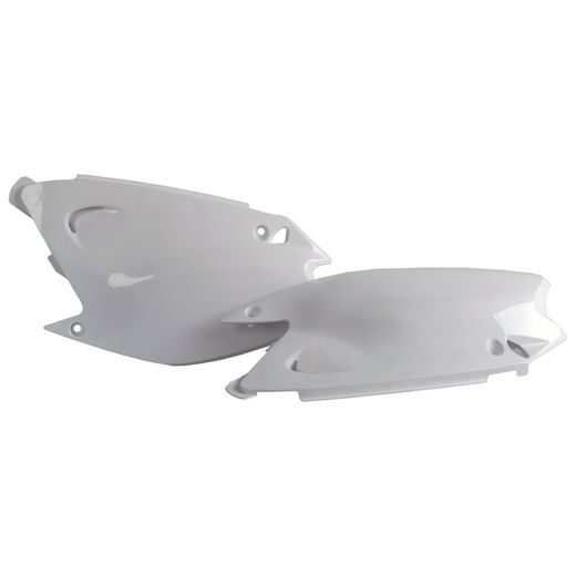 SĀNU NUMURI POLISPORT 8601100002 (PĀRIS) BALTS PRIEKŠ KAWASAKI KX 125 2003-2008, KAWASAKI KX 250 2T 2003-2008