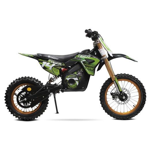 BĒRNU ELEKTRISKAIS KROSA MOTOCIKLS NITRO MOTORS E-DIRTBIKE 1300W TIGER LITHIUM 13AH 14/12 BRUSHLESS DLX