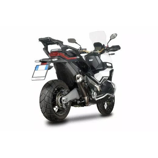 LABAIS MUFFLER KONIX TIT DARK ECE HON X-ADV FOR HONDA X-ADV 750 ABS (NĒRUSĒJOŠAIS TĒRAUDS)